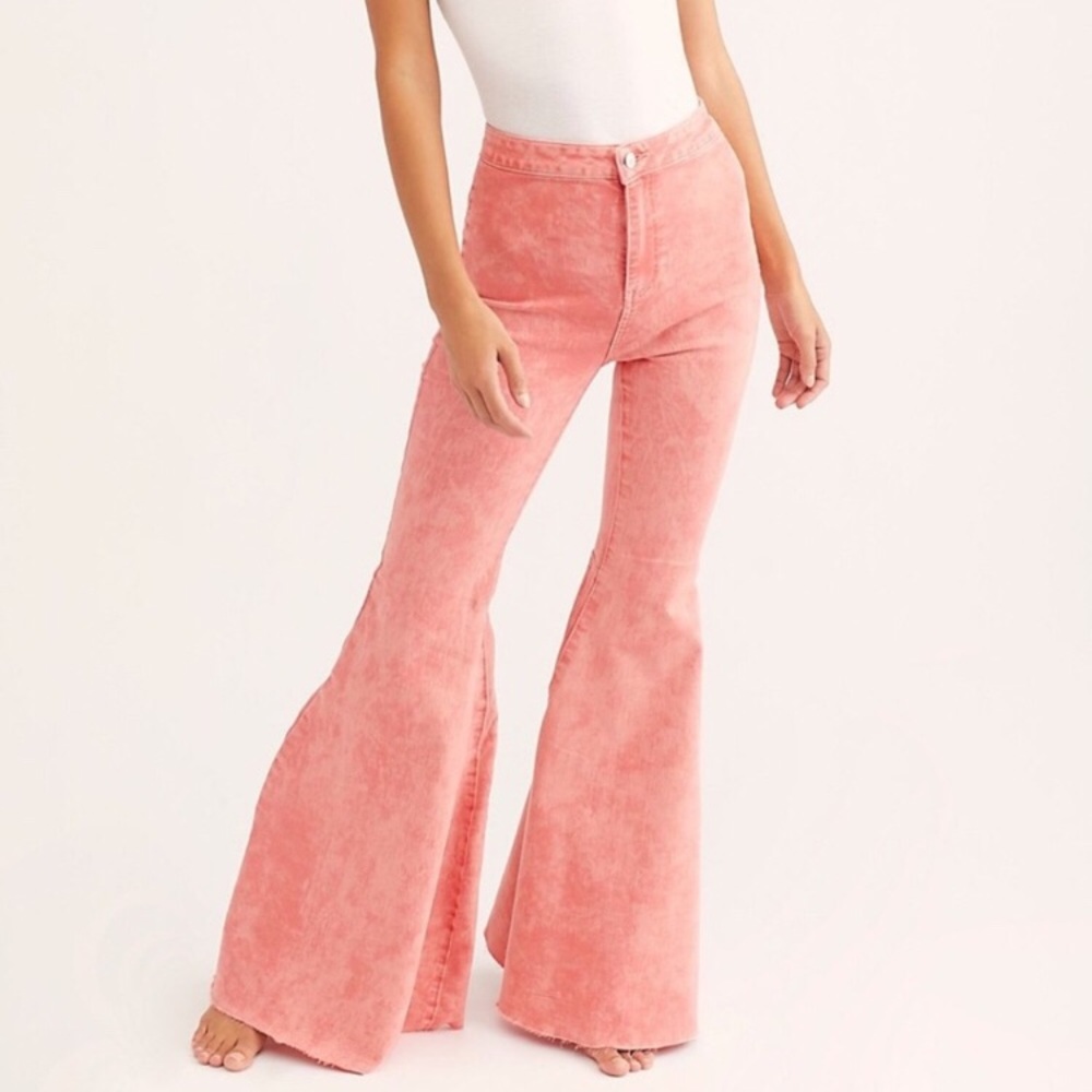 NWT Free People Float On Flare High Rise Jeans